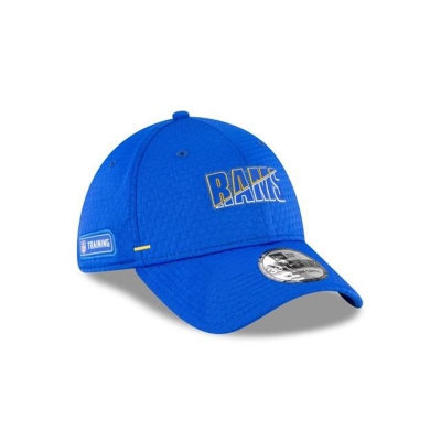 Los Angeles Rams Gorra | New Era NFL Official Summer Sideline 39thirty Stretch Fit Cap Mexico - Azules